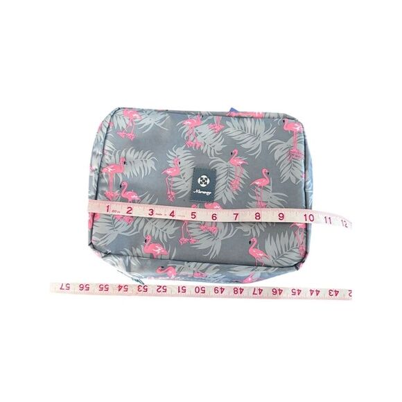 Narwey Cute Flamingo Makeup Bag Travel Organizer Multicolor Waterproof - Picture 12 of 14
